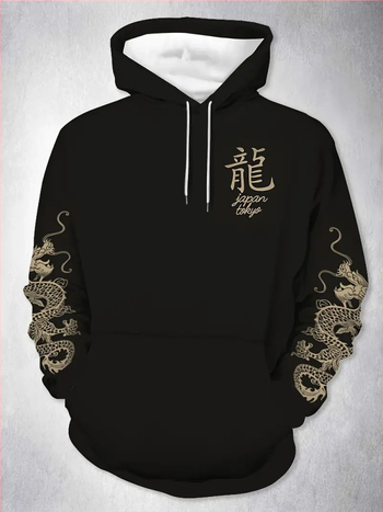 Kapuce džempera ar 3D digitālo drukāšanu; poliestera 96%+; parasts biezums; piemērots rudenim; pieaugušajam vīrietim