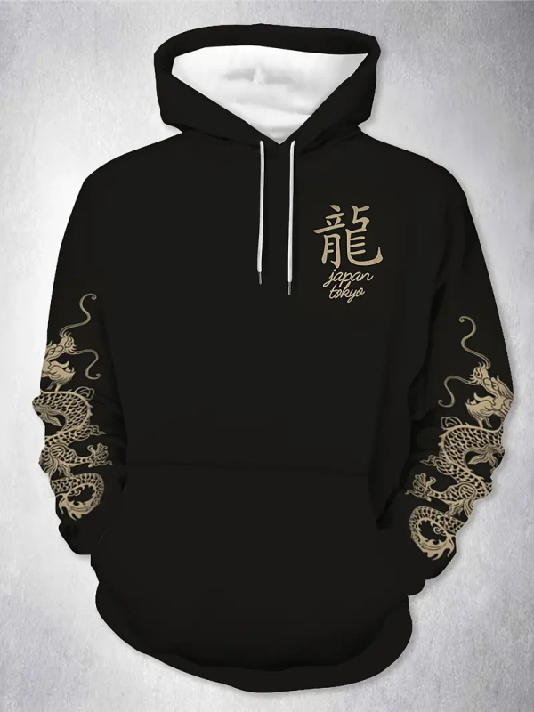 Kapuce džempera ar 3D digitālo drukāšanu; poliestera 96%+; parasts biezums; piemērots rudenim; pieaugušajam vīrietim