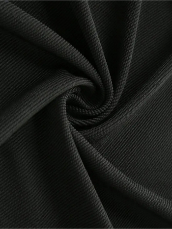 Kapucēta džemperis ar anime ninja motīvu un pūķa zīmējumu — poliesters, garās piedurknes, ultra īss griezums