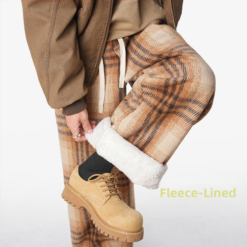 Sievietēm plašas bikses ar rakstu, trīs ceturtdaļas garums, dabīgā josta, austs audums