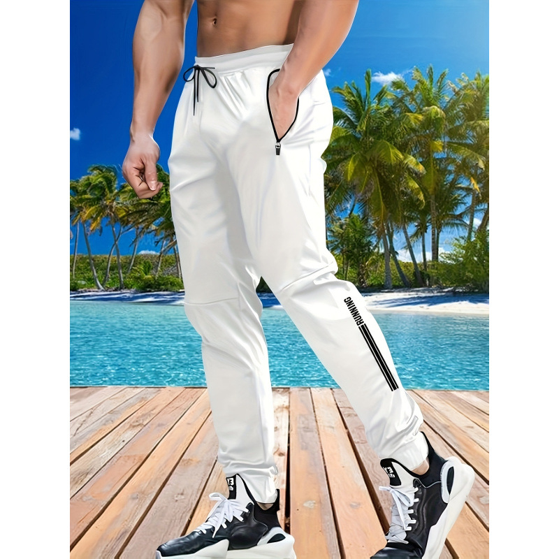 Visų sezonų sportinės laisvo kirpimo kelnės su užtrauktuku, ilgos, elastus juosmuo, fleece įdaila