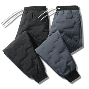 Vīriešu ikdienas bikses, augsta vidukļa, taisa piegriezuma, garas bikses, ķīmisko šķiedru maisījums