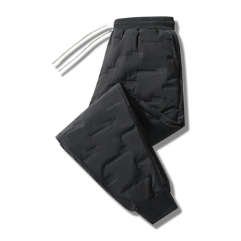 Ανδρικά καθημερινά παντελόνια, υψηλή μέση, ίσια γραμμή, μακριά παντελόνια, ανάμικτη χημική ίνα