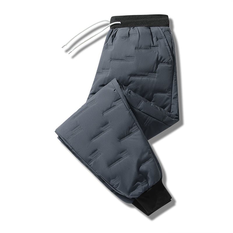 Vīriešu ikdienas bikses, augsta vidukļa, taisa piegriezuma, garas bikses, ķīmisko šķiedru maisījums