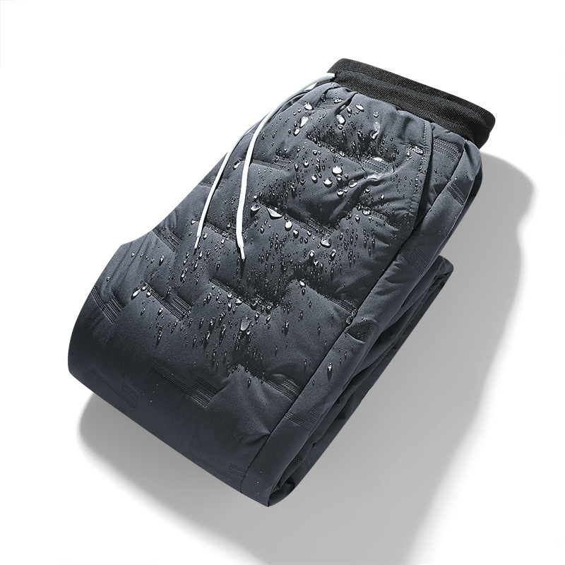 Vīriešu ikdienas bikses, augsta vidukļa, taisa piegriezuma, garas bikses, ķīmisko šķiedru maisījums