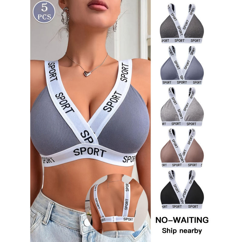 Set grudnjaka s trokutičnim košaricama, srednje oblikovani košarici, materijal 95% rayon, 5% spandex, stil Back Beauty, Elegant