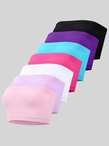 Bezvadu krūšturis meitenēm no kokvilnas, mīksts tērauda gredzens, kokvilnas odere, 1. posms, vecums 9–13