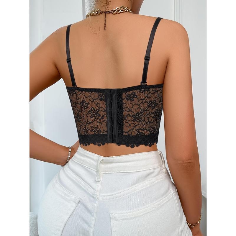 Lenjerie din dantelă pentru femei - ridicare anti-sagging, respirabilă, nailon cu căptușeală din bumbac, cupă cu urechi de iepure