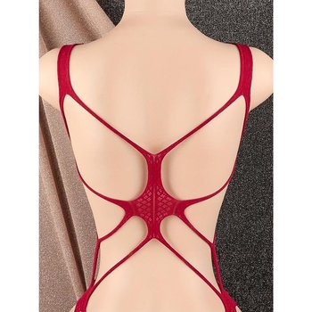 Ολόσωμο κορμάκι με κοψίματα από δίχτυ και επένδυση φλίς; κύριο ύφασμα: γερμανικός φλίς, περιεκτικότητα κύριου υφάσματος κάτω από 30%