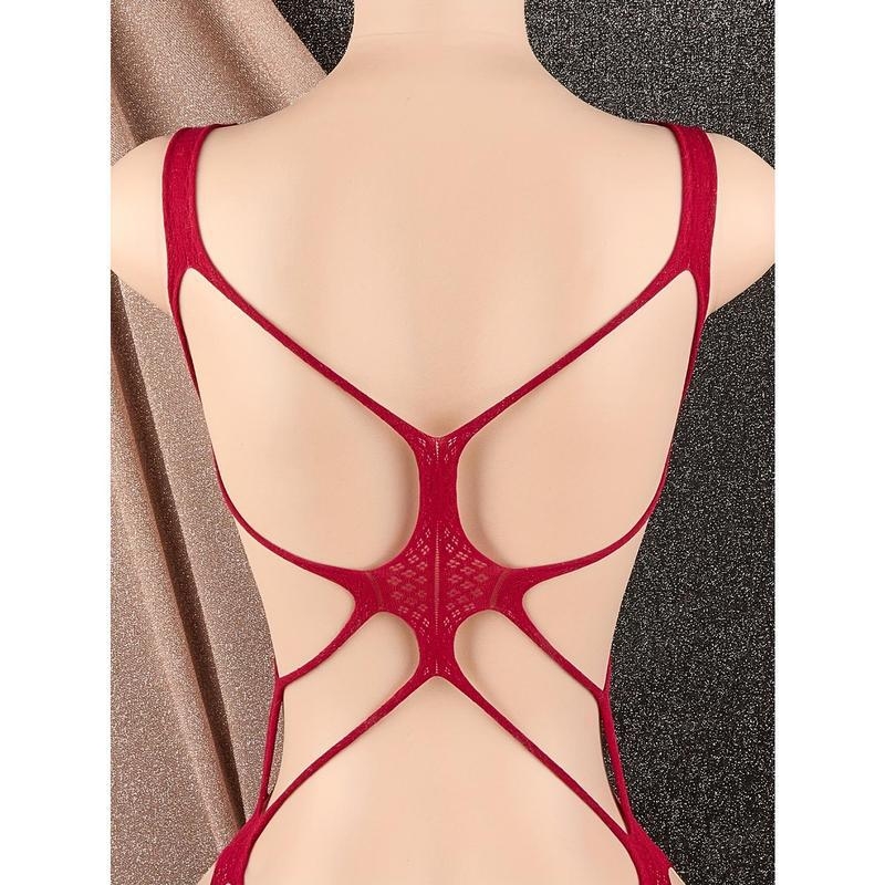 Body cu decupaje din plasă și căptușeală de fleece; țesătură principală: fleece german; conținutul țesăturii principale sub 30%