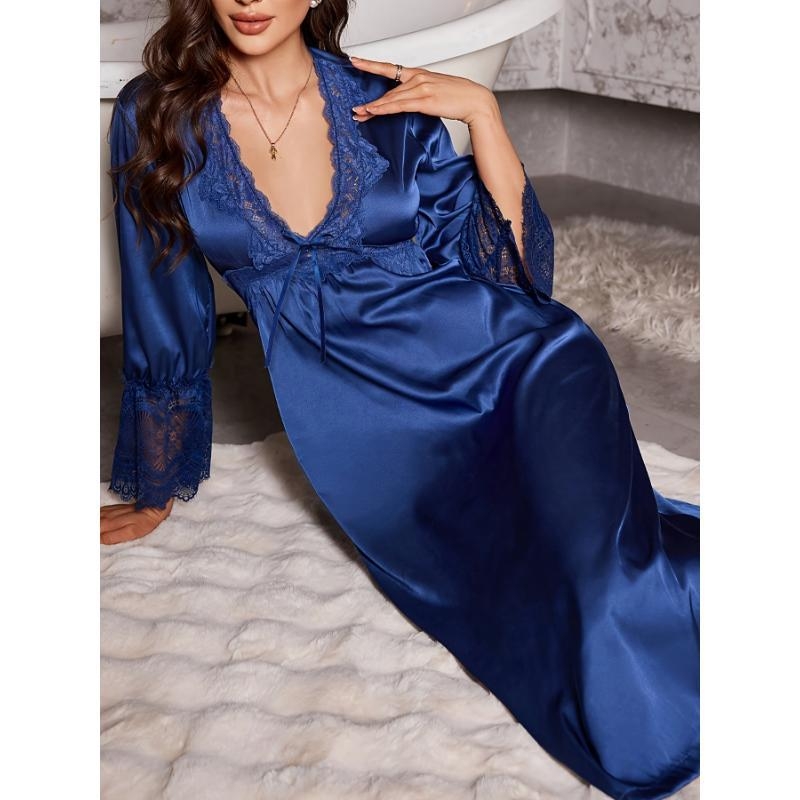 Cămașă de noapte – Stil lux, principal: bumbac; nume material: Half-side Fleece; lansare primăvară 2025; conținut material principal sub 30%; cod SKU zk1731430814706209245