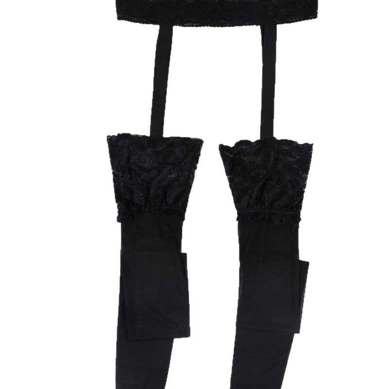 Šlaunų ilgio kojinės su ultratankiu ilgu vamzdelio dizainu, šilko pojūčio audinys, 90–95% nailonas, vientisas raštas, formuojančios, kvapų atsparios