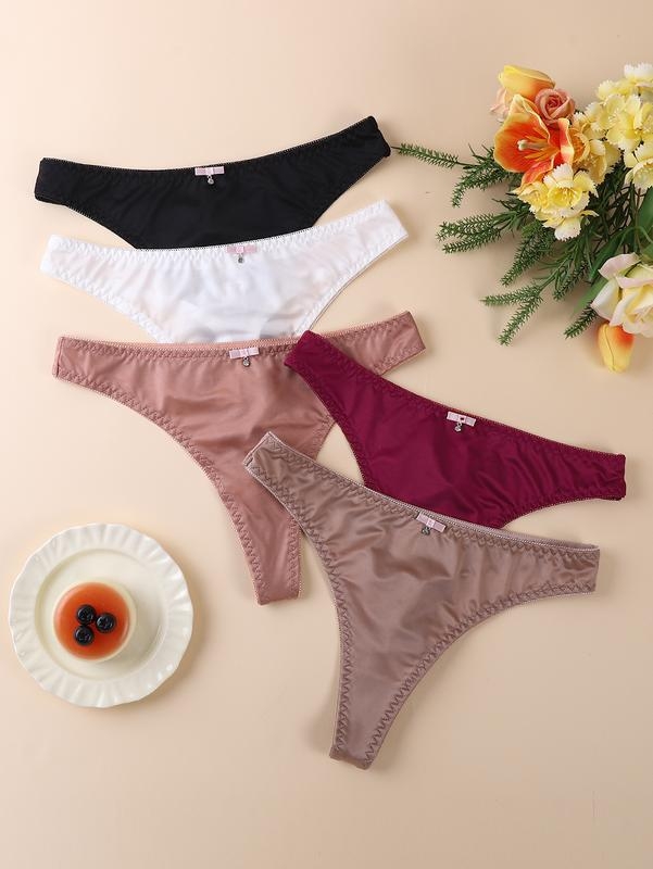 Tanga feminin talie coborâtă — bumbac, talie înaltă, căptușeală din bumbac, primăvară, lansare: vară 2025