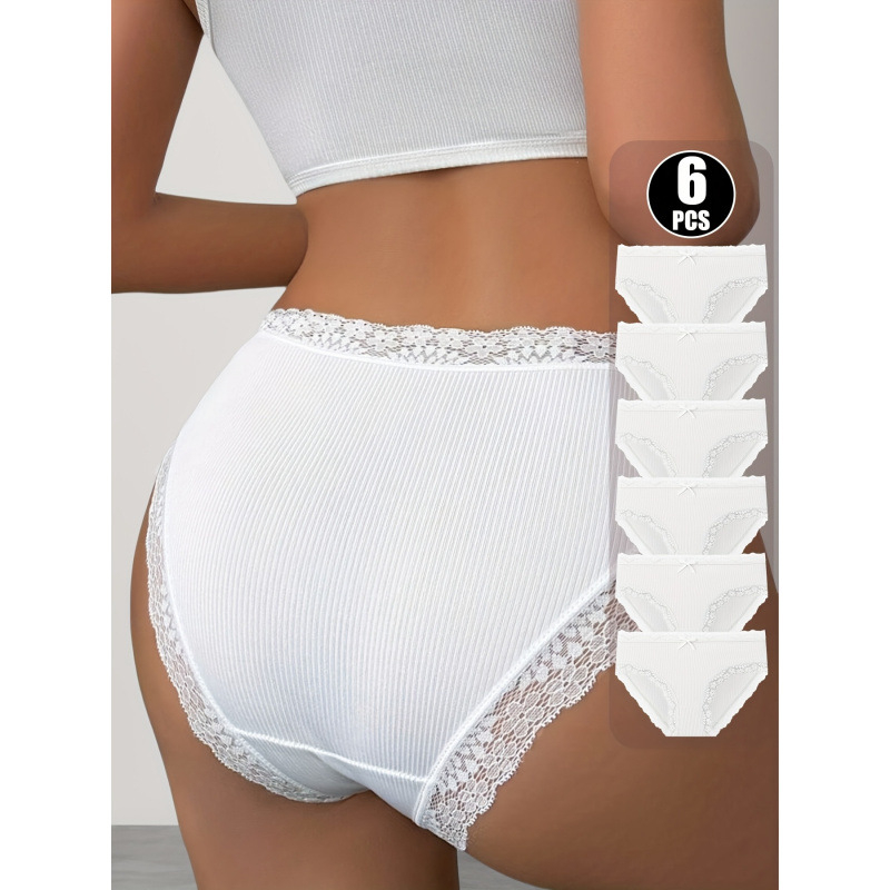 Chiloți femei - Culoare solidă cu fundă, material principal: poliester 100%, căptușeală în zona intima din bambus, talie joasă