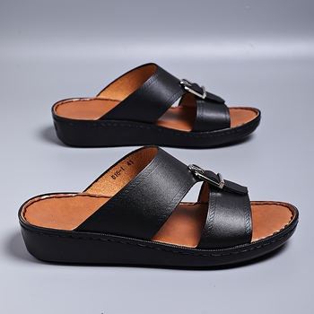 Vīriešu sandales – nubukādas augšējā daļa, romiešu stils, visas sezonas