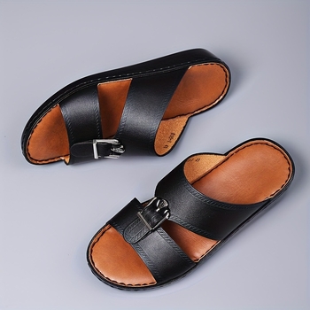 Vīriešu sandales – nubukādas augšējā daļa, romiešu stils, visas sezonas