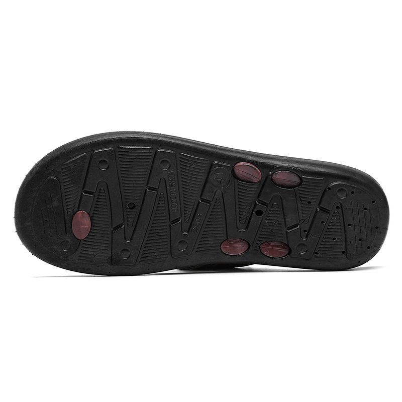 Sandale Slip-On pentru bărbați, vârf deschis, PVC partea superioară și talpa, stil casual