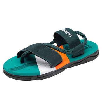 Șlapi bărbați cu partea superioară din plasă, talpă MD — stil lejer, vară 2025