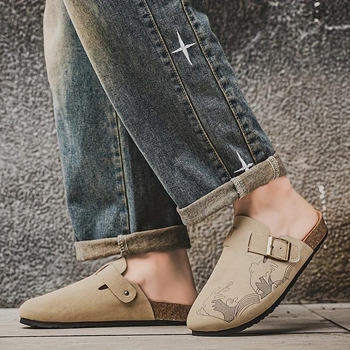 Toe Cap αθλητικά με άνω μέρος Xishi Velvet, σόλα πλεγτή από κάνναβη, πάχος σόλας 0-3 cm