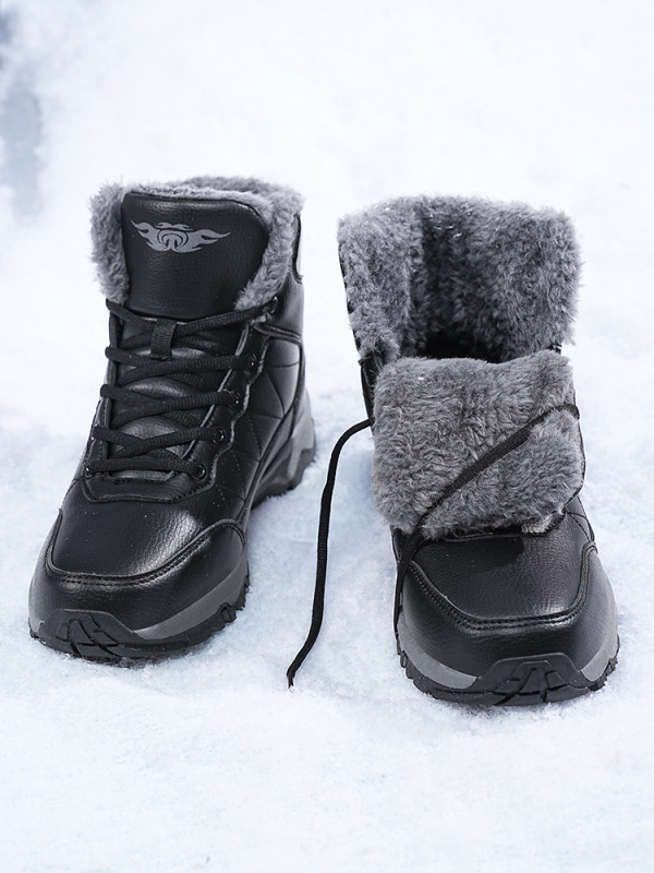 Ghete de drumeție cu partea superioară PU, talpă din cauciuc natural, talpă intermediară din cauciuc, înaltă, șireturi frontale (PU partea superioară; talpă din cauciuc natural; talpă intermediară din cauciuc; înaltă; șireturi frontale)