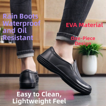 Παπούτσια σεφ, EVA επάνω μέρος, EVA σόλα αφρού, Slip-On, unisex, αντιολισθητικά