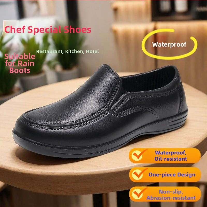 Šéfkuchárske topánky, EVA vrchná časť, EVA pena podrážka, slip-on, unisex, protišmykové