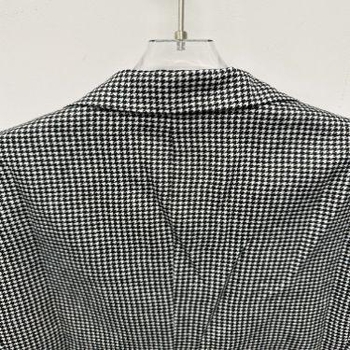 Sacou bărbătesc cu model Houndstooth, ușor, corduroy, țesătură principală din in, business casual