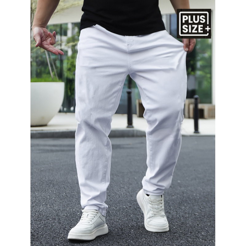 Vyriški džinsai tiesaus kirpimo, vidutinio elastingumo denim audinys, fleece pamušalas, raištis juosmeniui, ilgos kelnės