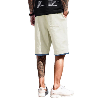 Ανδρικά κοντά σορτς από πολυεστέρα, 100% πολυεστέρας, γρήγορο στέγνωμα, μικροελαστικότητα, ευθύς κόψιμο, στυλ δρόμου