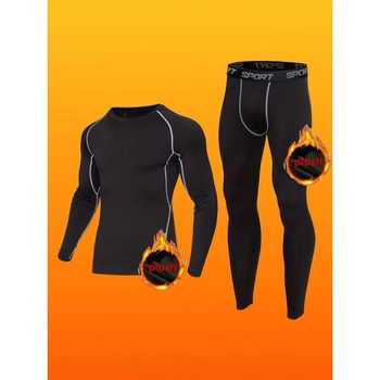 Σετ θερμικού αθλητικού ενδύματος για άνδρες, ακρυλικό (Mitsubishi Melabie), εξτρα παχύ 501–600 g/m², περιεκτικότητα βασικού υφάσματος <30%, Κωδικός προϊόντος zk1730051322124996878