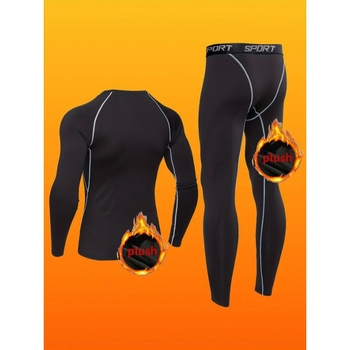 Σετ θερμικού αθλητικού ενδύματος για άνδρες, ακρυλικό (Mitsubishi Melabie), εξτρα παχύ 501–600 g/m², περιεκτικότητα βασικού υφάσματος <30%, Κωδικός προϊόντος zk1730051322124996878