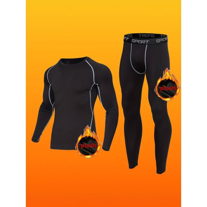 Σετ θερμικού αθλητικού ενδύματος για άνδρες, ακρυλικό (Mitsubishi Melabie), εξτρα παχύ 501–600 g/m², περιεκτικότητα βασικού υφάσματος <30%, Κωδικός προϊόντος zk1730051322124996878