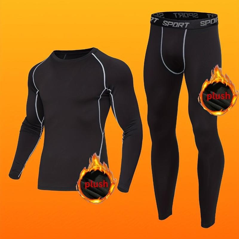Σετ θερμικού αθλητικού ενδύματος για άνδρες, ακρυλικό (Mitsubishi Melabie), εξτρα παχύ 501–600 g/m², περιεκτικότητα βασικού υφάσματος <30%, Κωδικός προϊόντος zk1730051322124996878