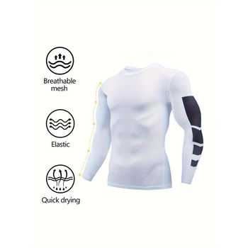 Πουκάμισο Θερμικής Συμπίεσης με Μακρύ Μανίκι, Mitsubishi Meiyabi Bi Ακρυλικό, Υπερβολικά Πυκνό ύφασμα 501-600 g/m2