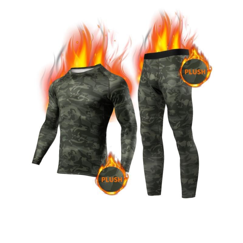 Θερμικό σετ με καμουφλάζ, ακρυλικό ύφασμα, υπερπαχύ ύφασμα 501–600 g/m2, ζεστή λειτουργία, κύριο περιεχόμενο υφάσματος <30%