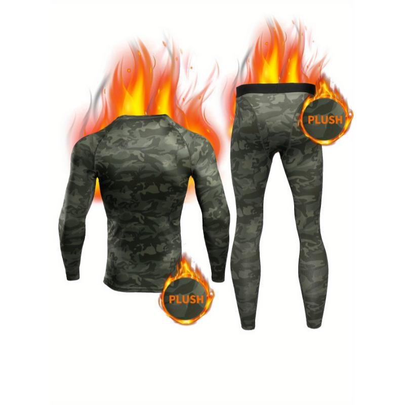 Θερμικό σετ με καμουφλάζ, ακρυλικό ύφασμα, υπερπαχύ ύφασμα 501–600 g/m2, ζεστή λειτουργία, κύριο περιεχόμενο υφάσματος <30%