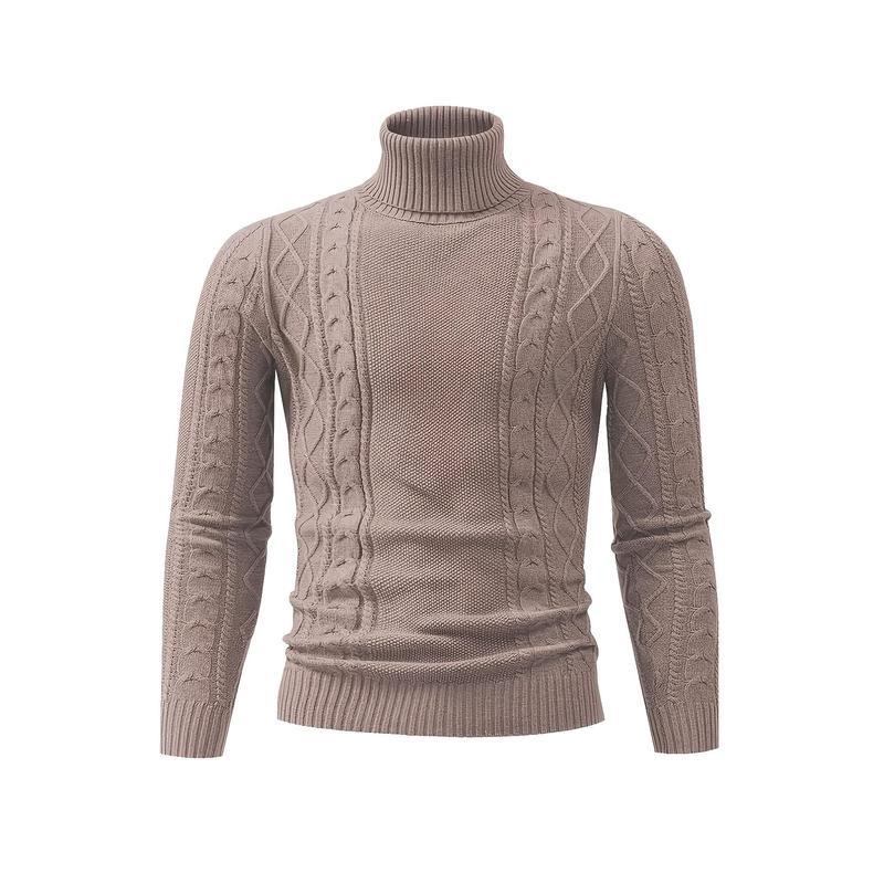 Cămașă tricotată, pulover cu guler înalt; croi lejer; țesătură modal; compoziția principală: păr de iepure; grosime îngroșată.