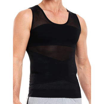 Ανδρικό Slim-Fit T-shirt με στρογγυλό λαιμό, μανίκια 3/4, επένδυση φλίς, πλέγμα patchwork