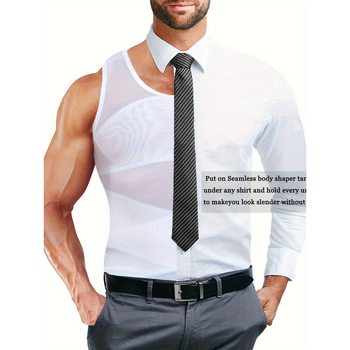 Ανδρικό Slim-Fit T-shirt με στρογγυλό λαιμό, μανίκια 3/4, επένδυση φλίς, πλέγμα patchwork