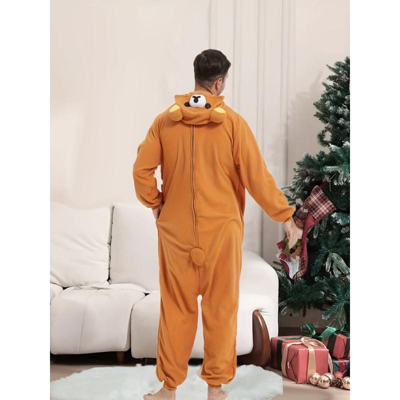 Vīriešu nakts bikses Cartoon stilā, Half Fleece audums, Kokvilnas pamats, Pavasaris 2025