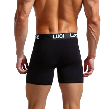 Мъжки безшевни спортни тесни шорти от модал, средна талия, подходящи за тренировки, йога и бягане, вътрешна подплата 95% модал и 5% спандекс