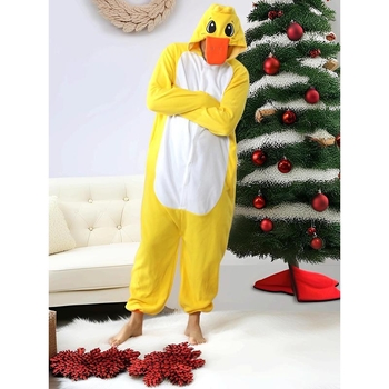 Ανδρικό ζωϊκό onesie πιτζάμα με κουκούλα, φλις ήμισυ, βασικό ύφασμα: βαμβάκι, περιεκτικότητα βασικού υφάσματος κάτω από 30%, κυκλοφορεί την Άνοιξη 2025
