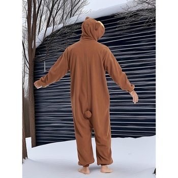 Ανδρικός πιτζάμα-ονζι με φλίς, βαμβακερό μείγμα, στυλ πάρτι, άνοιξη