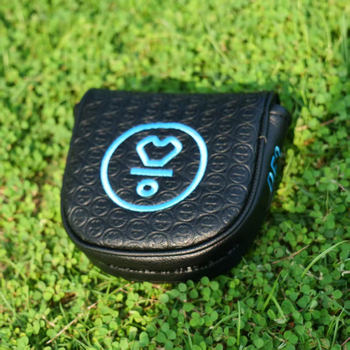 Protecție din piele pentru crosa de golf și căruciorul de golf – set semicerc de protecție cu capac magnetic, A20