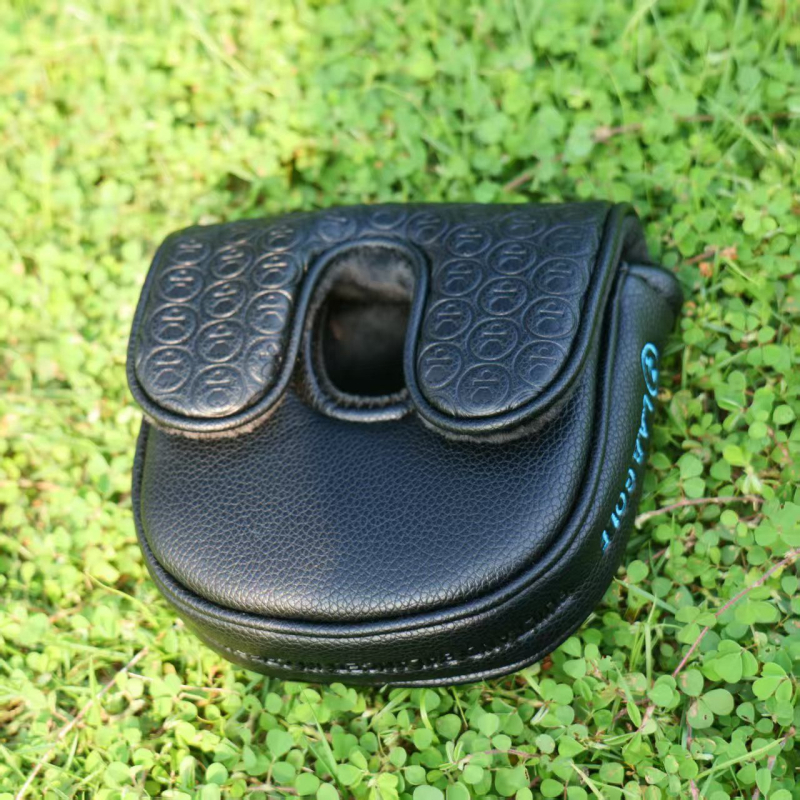 Protecție din piele pentru crosa de golf și căruciorul de golf – set semicerc de protecție cu capac magnetic, A20