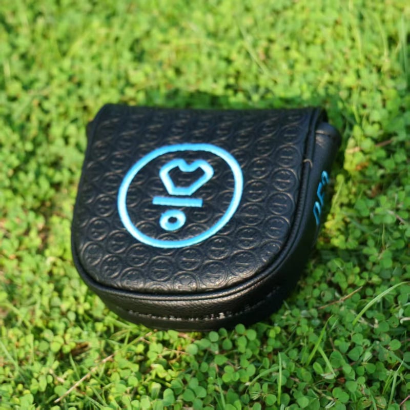 Protecție din piele pentru crosa de golf și căruciorul de golf – set semicerc de protecție cu capac magnetic, A20