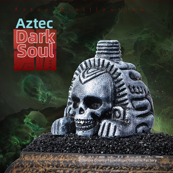 Aztec Death Whistle - φιγούρα πορσελίνης, Dehua Tao Dixuan, μοντέρνα τέχνη