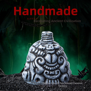 Aztec Death Whistle - φιγούρα πορσελίνης, Dehua Tao Dixuan, μοντέρνα τέχνη