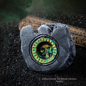 Aztec Death Whistle - φιγούρα πορσελίνης, Dehua Tao Dixuan, μοντέρνα τέχνη