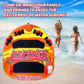 Κύκλος νερού για σκι, PVC, BY-TLQ002, Γενικού σκοπού, Διπλός φουσκωτός δακτύλιος έλξης